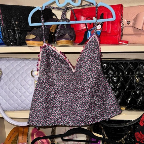 VTG Betsey Johnson Noisemaker Halter Set - Picture 2 of 3